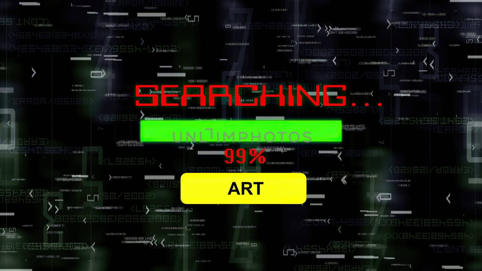 Searching for art online progress bar