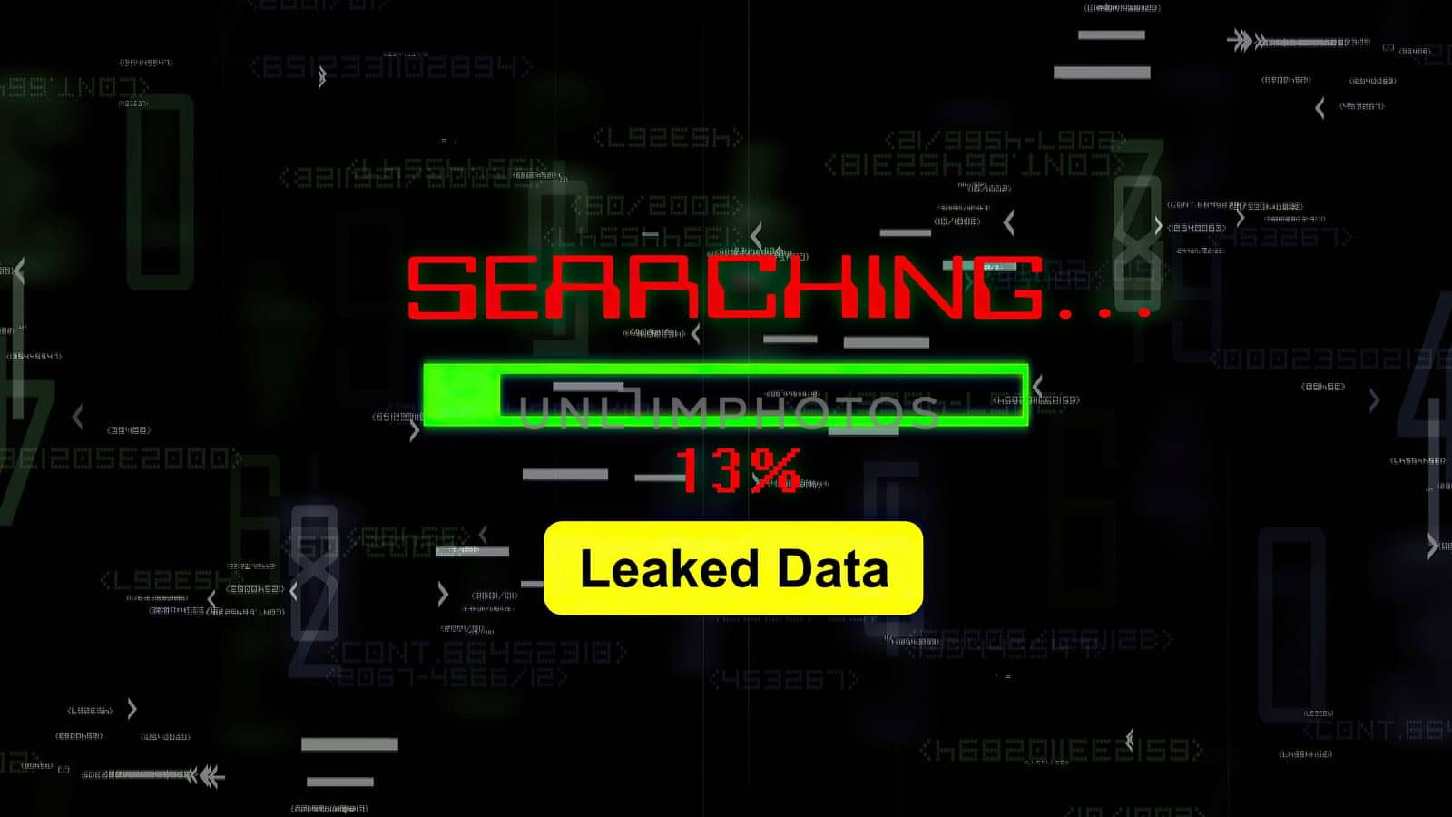 Searching for leaked data online