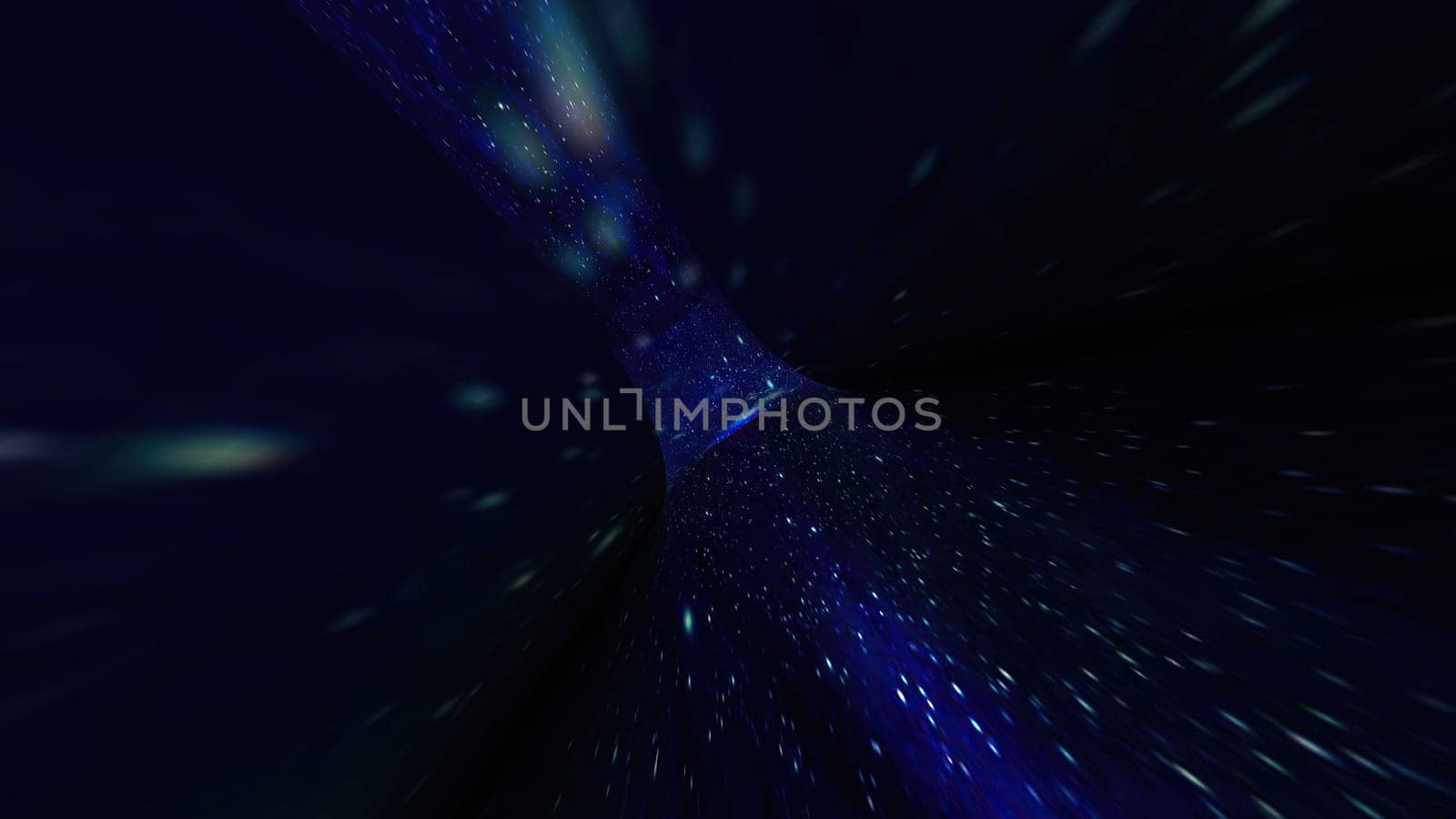Travel Through The Wormhole Warp Tunnel Through Space