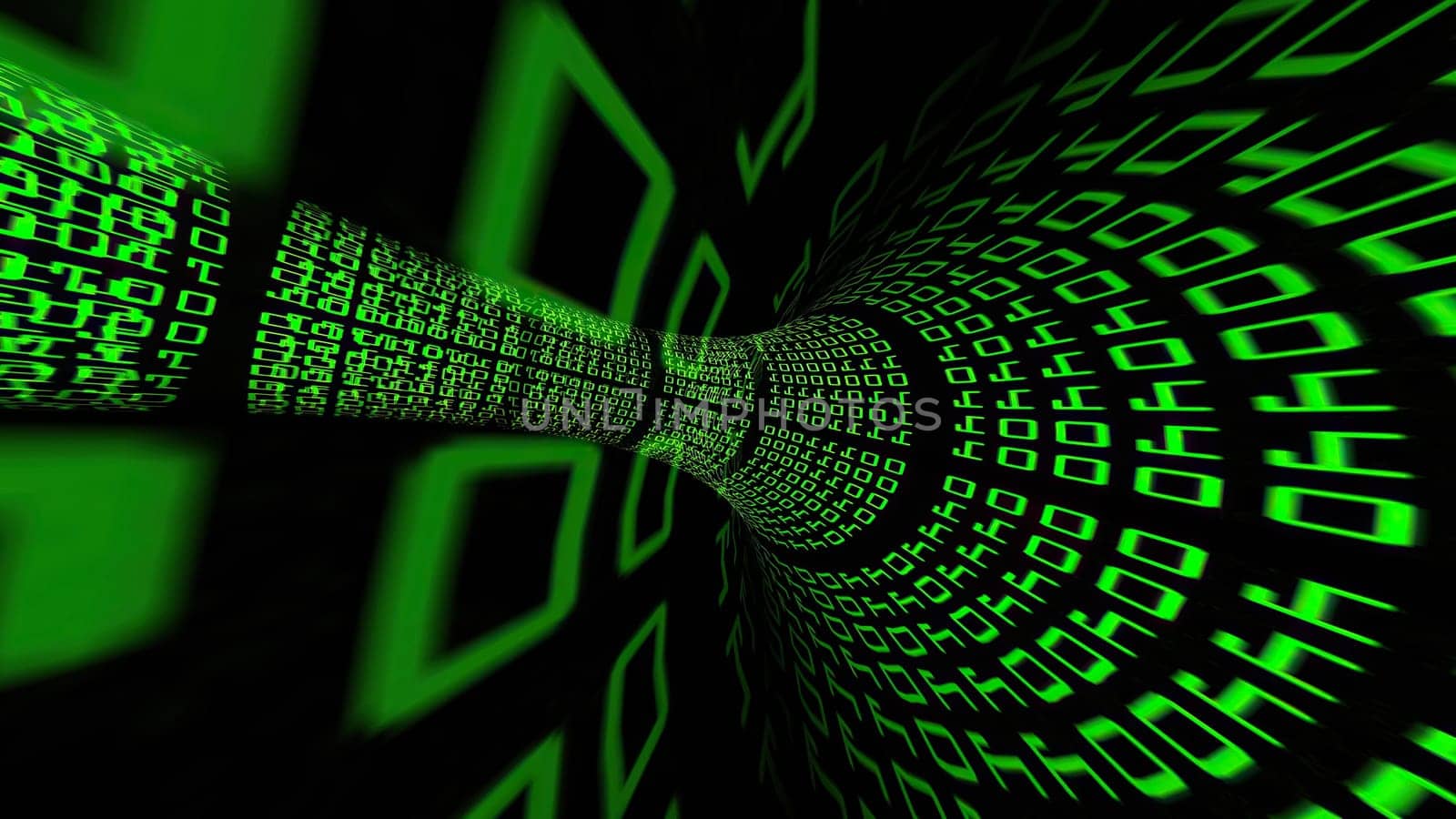Driving through binary data tunnel