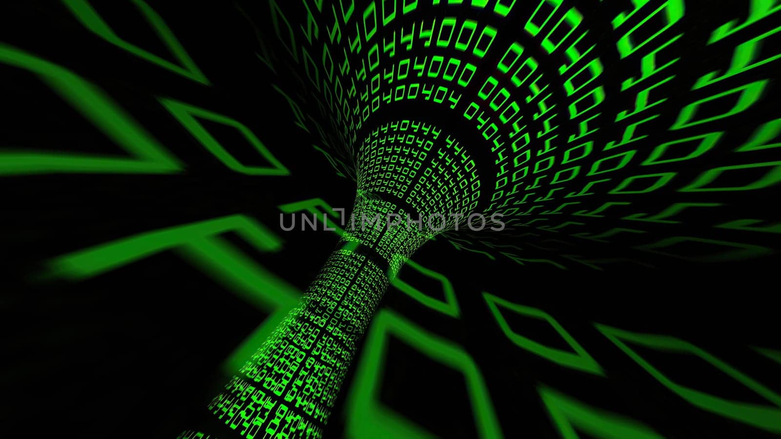 Driving through binary data tunnel
