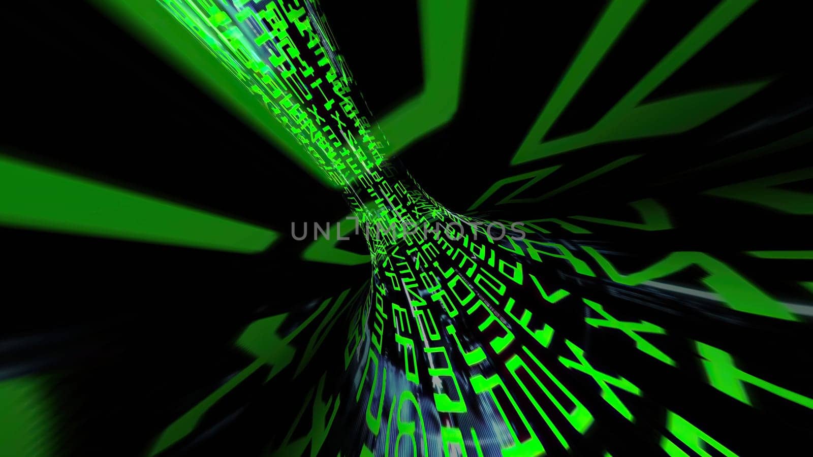 Driving through binary data tunnel