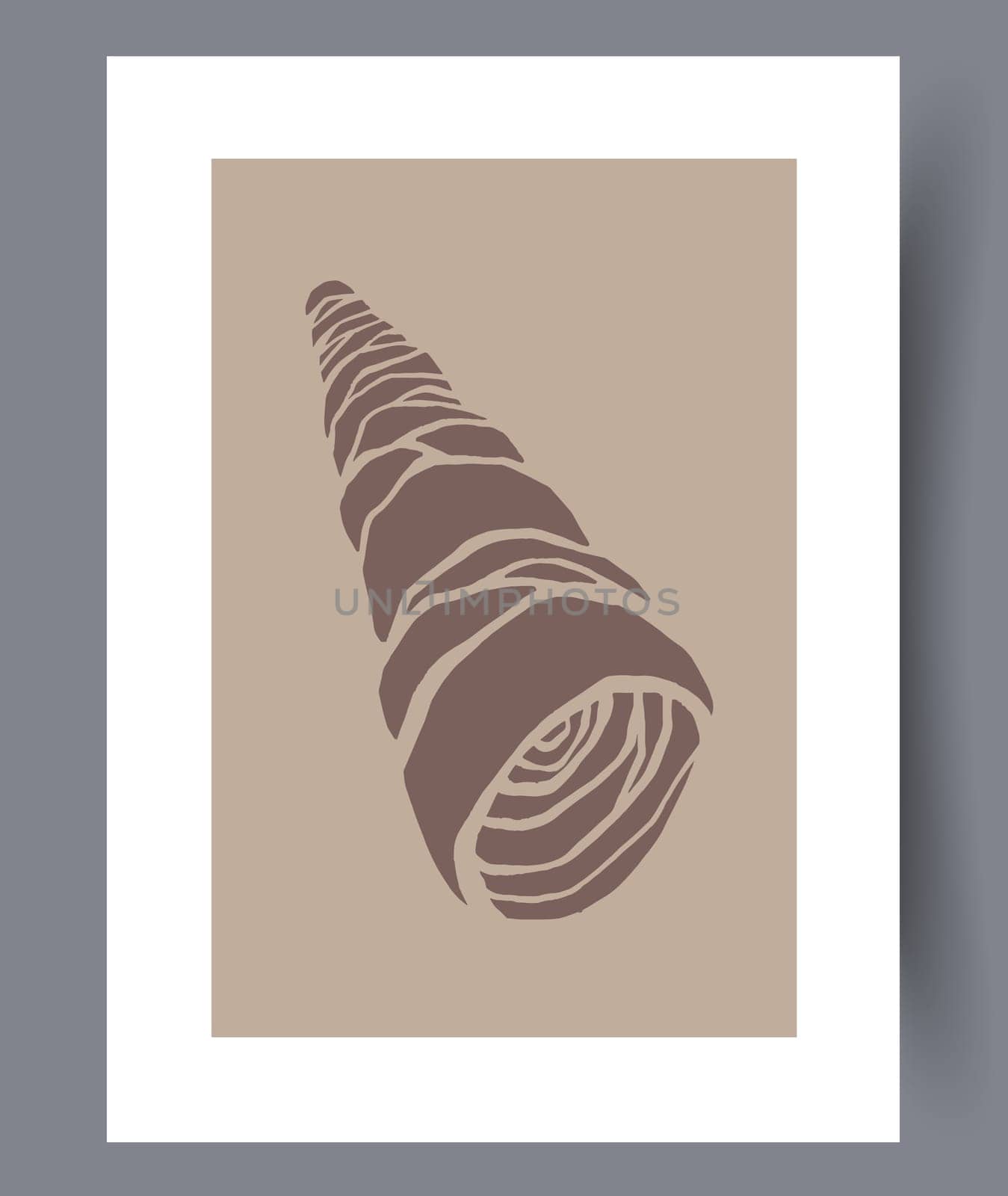 Scandinavian abstract vector print set. Minimalistic abstract wall art background for print. Scandinavian vector style.