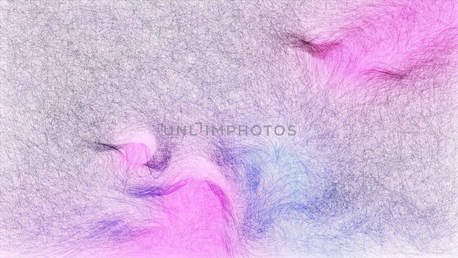 Color threads hand draw digital art illustration,Color threads hand draw digital art illustration