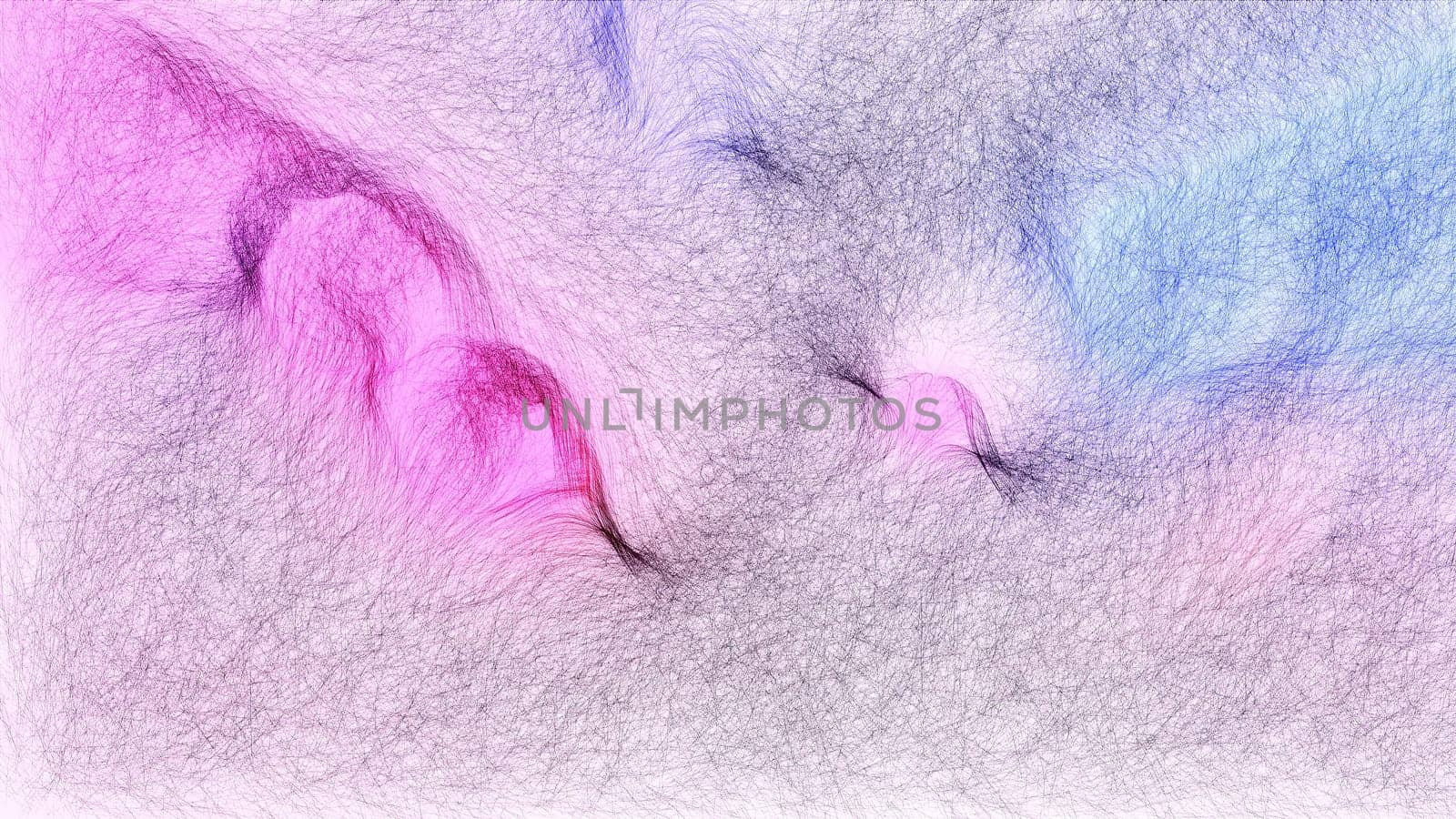 Color threads hand draw digital art illustration,Color threads hand draw digital art illustration