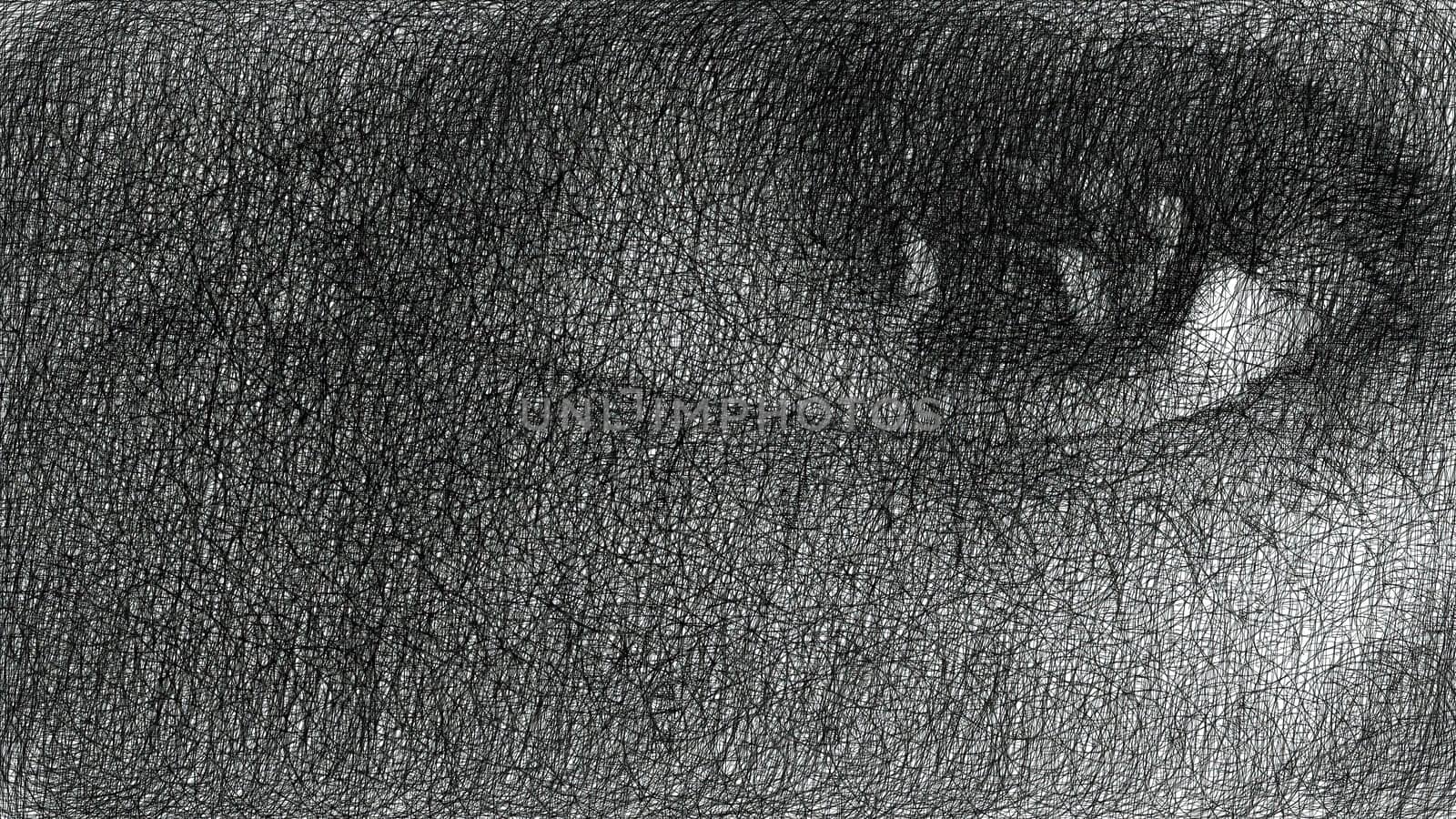 Human eye hand draw digital art illustration,Human eye hand draw digital art illustration