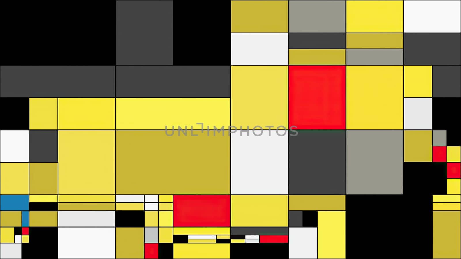 Colorful rectangles mondrian style art illustration