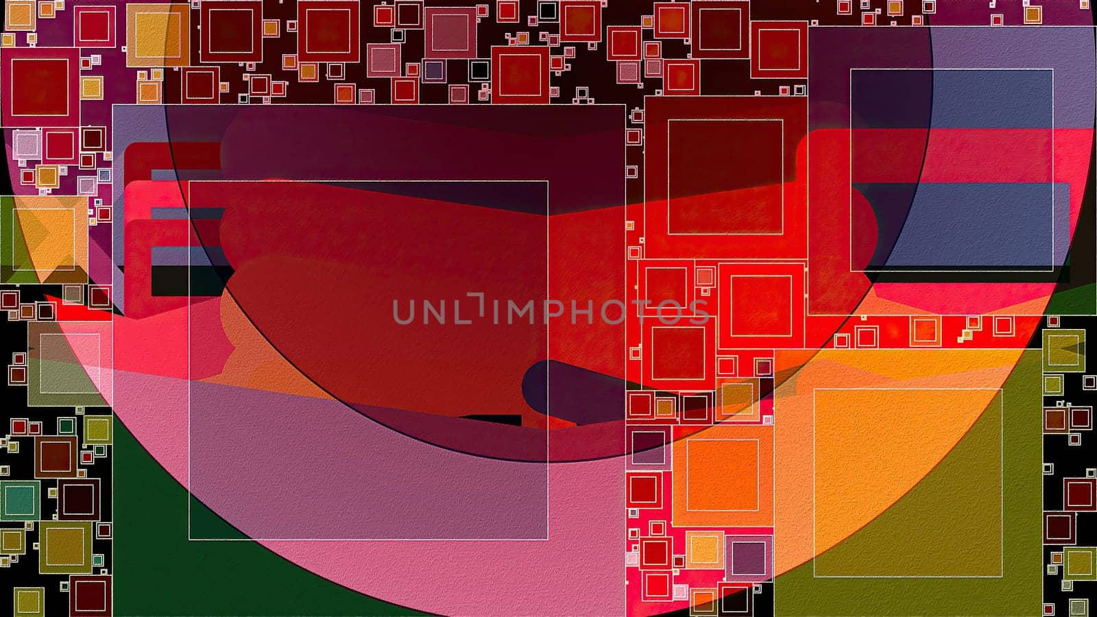 Artwork of abstract composition made with geometrical shapes and elements,Artwork of abstract composition made with geometrical shapes and elements