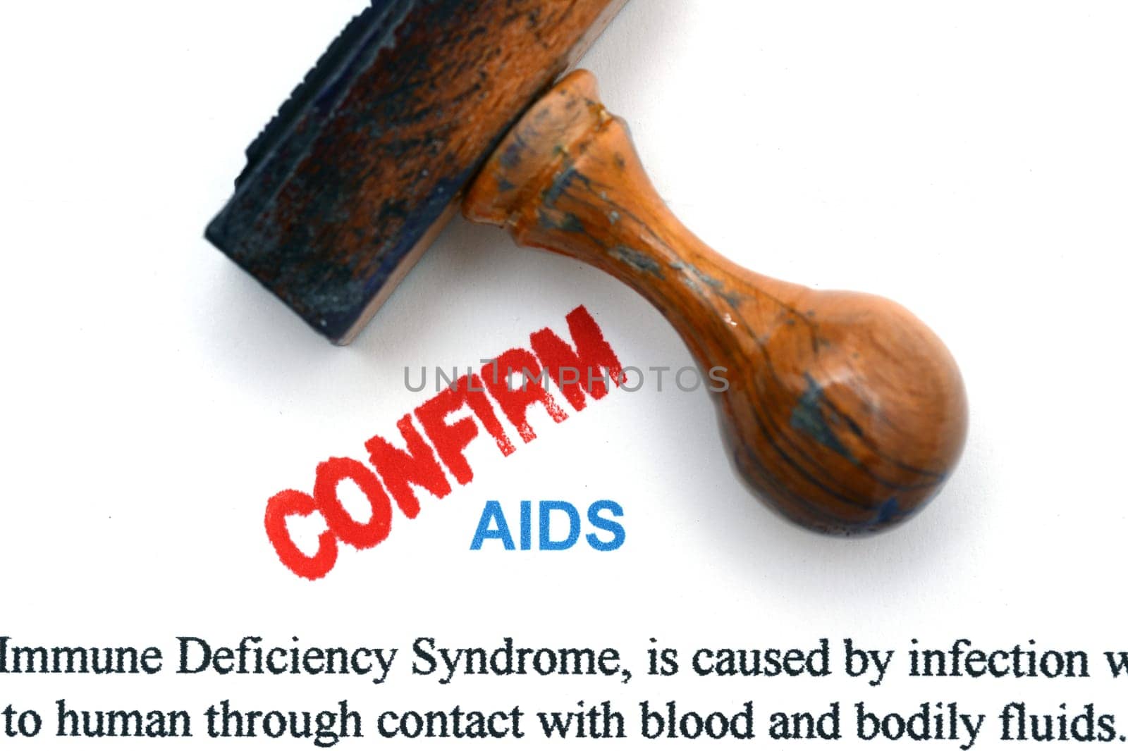 Aids confirm