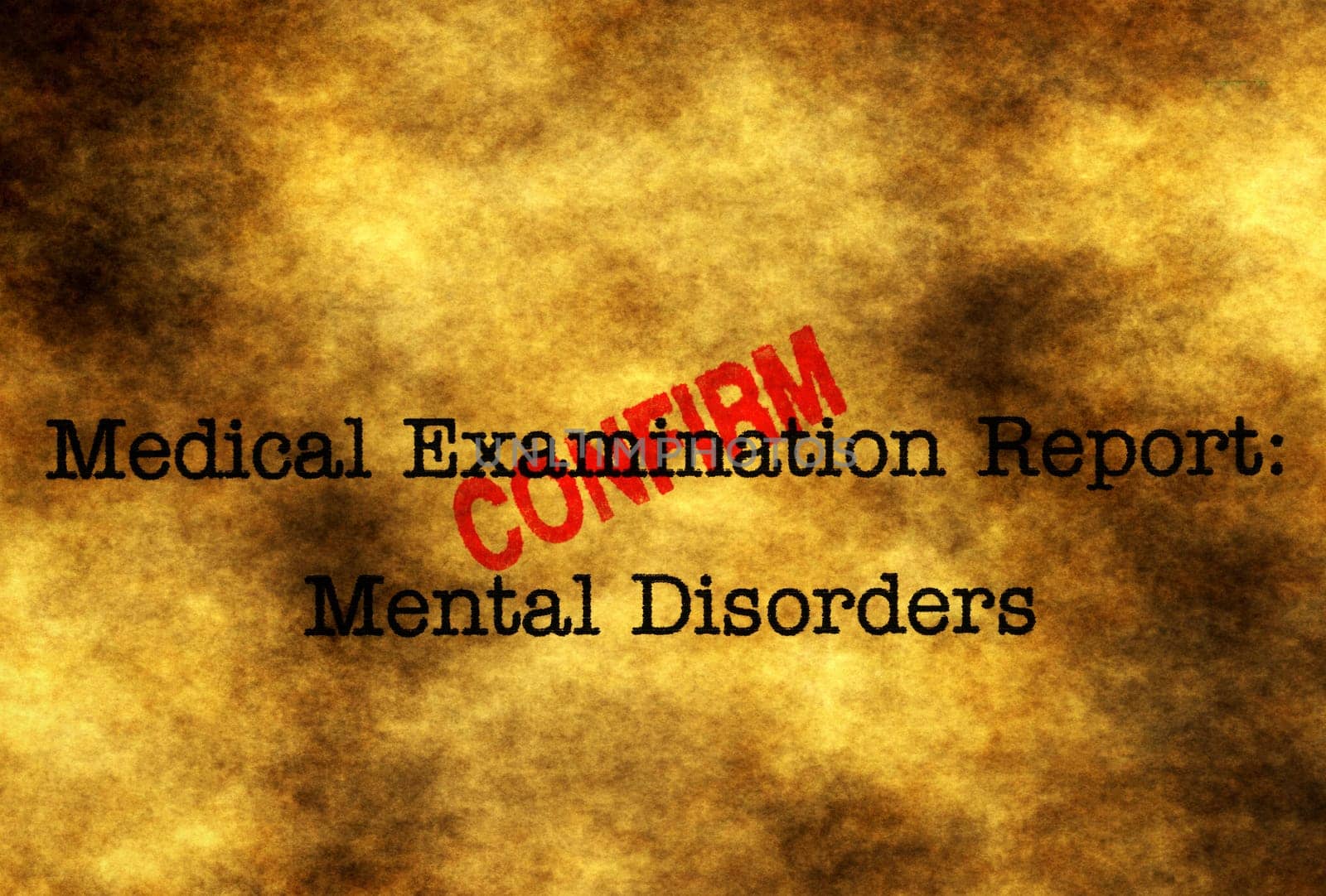 Mental disorder confirm