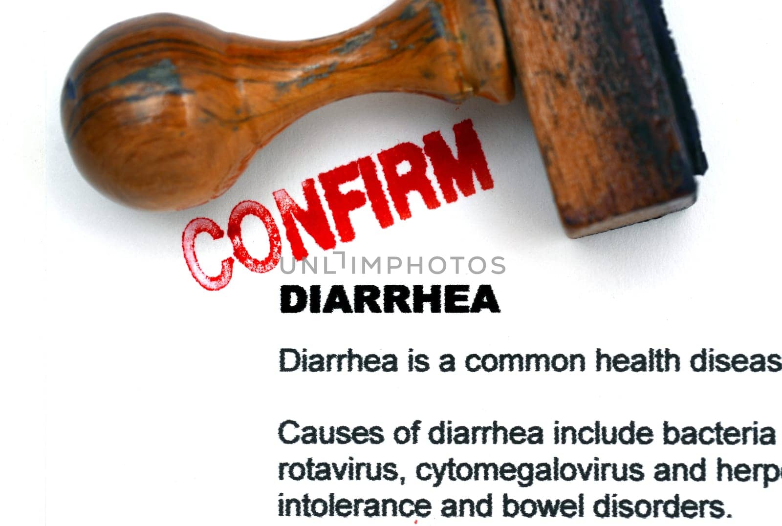 Diarrhea confirm