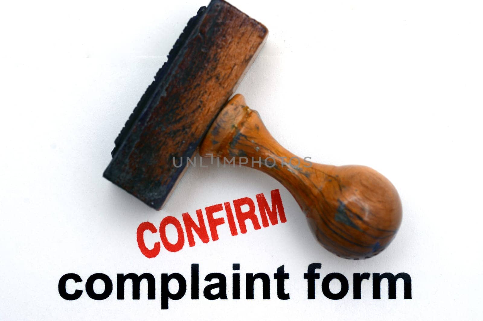 Complain form confirm
