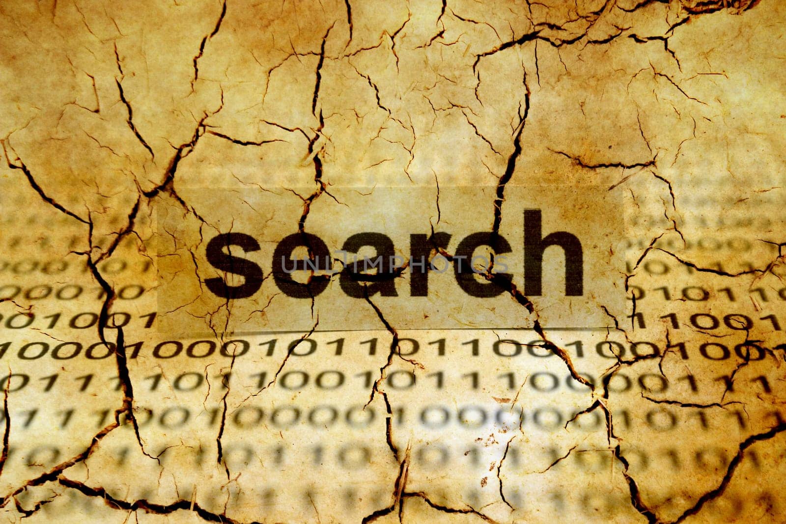 Search tag on cracked binary data