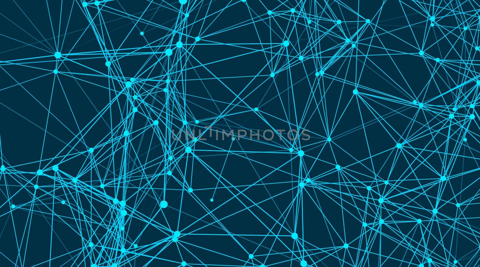 Abstract connections are in space. Background with connecting dots and lines. Connection structure. Vector illustration