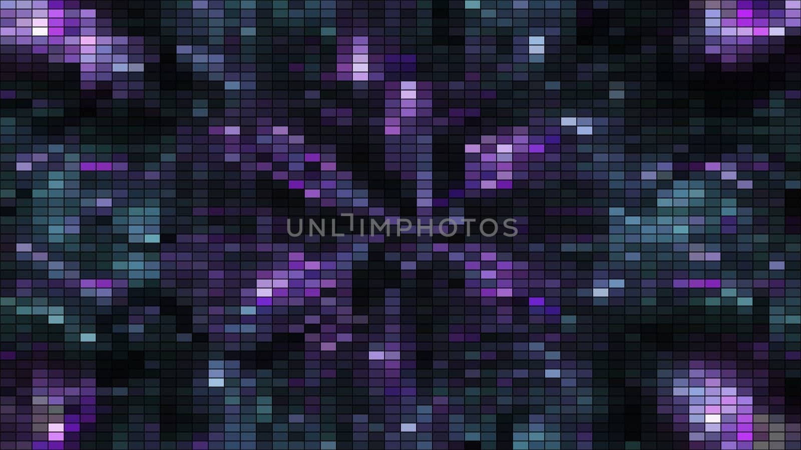 Beautiful mosaic with square particles, this is computer generated abstract digital technology background, 3d rendering backdrop
