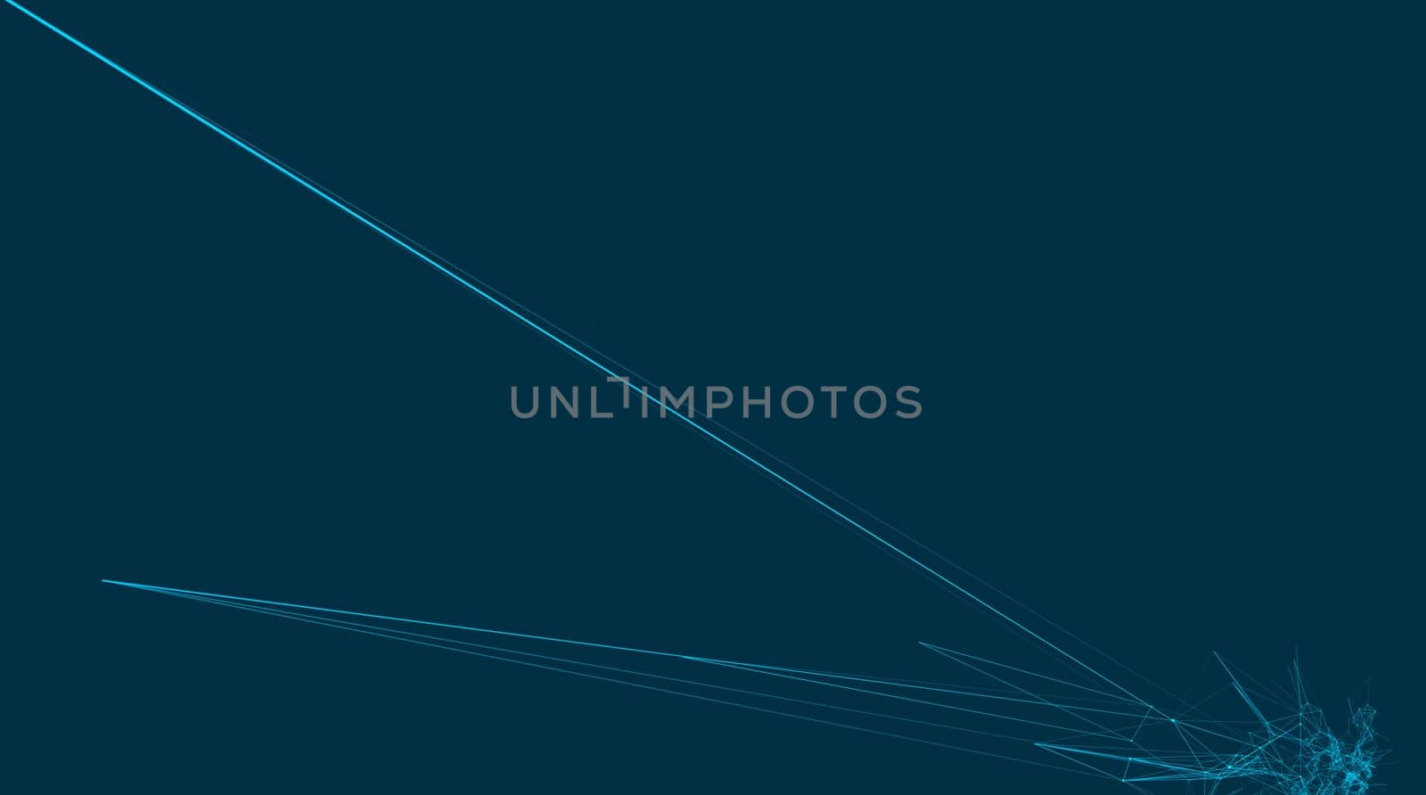 Abstract connections are in space. Background with connecting dots and lines. Connection structure. Vector illustration