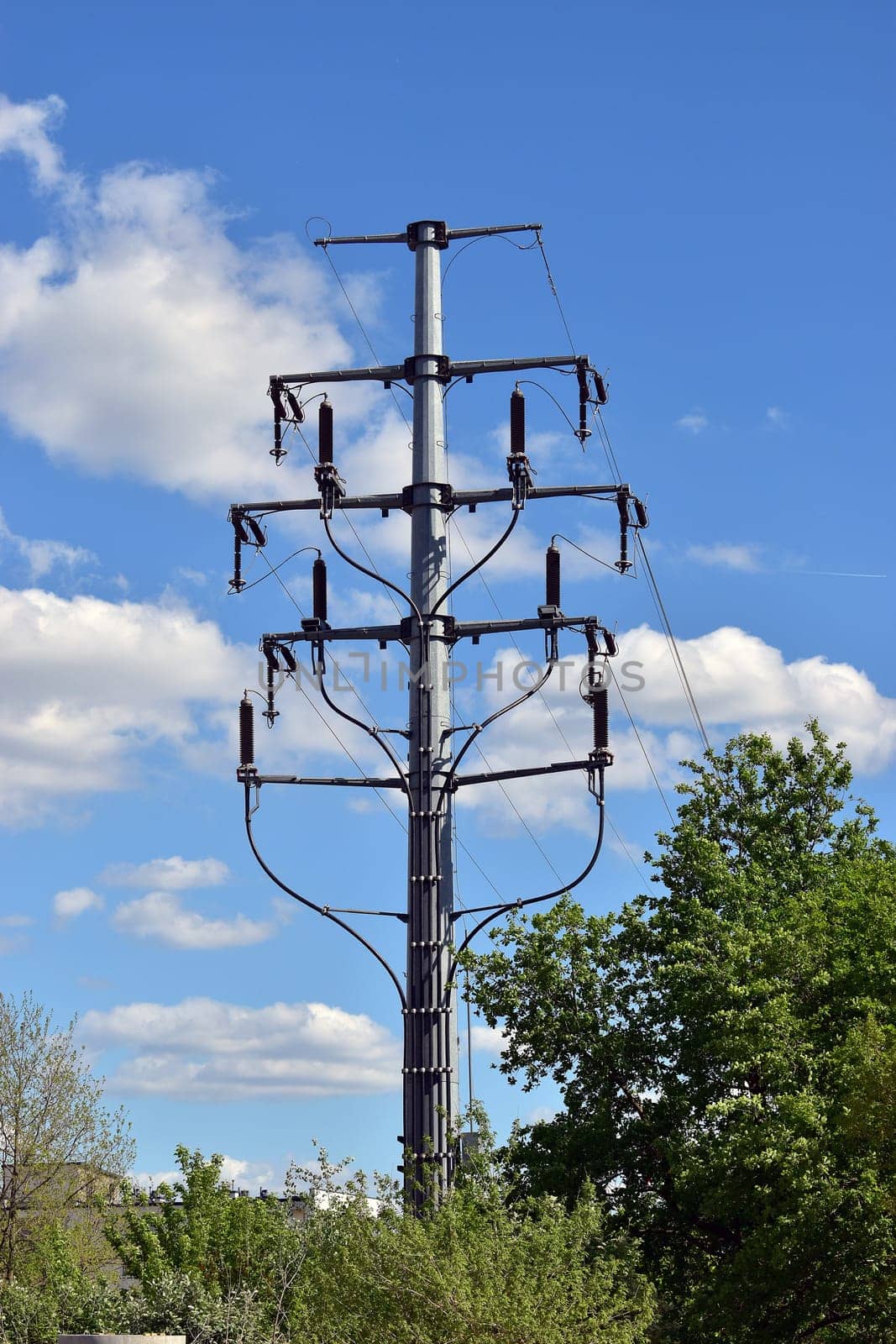 energy transmission mast.