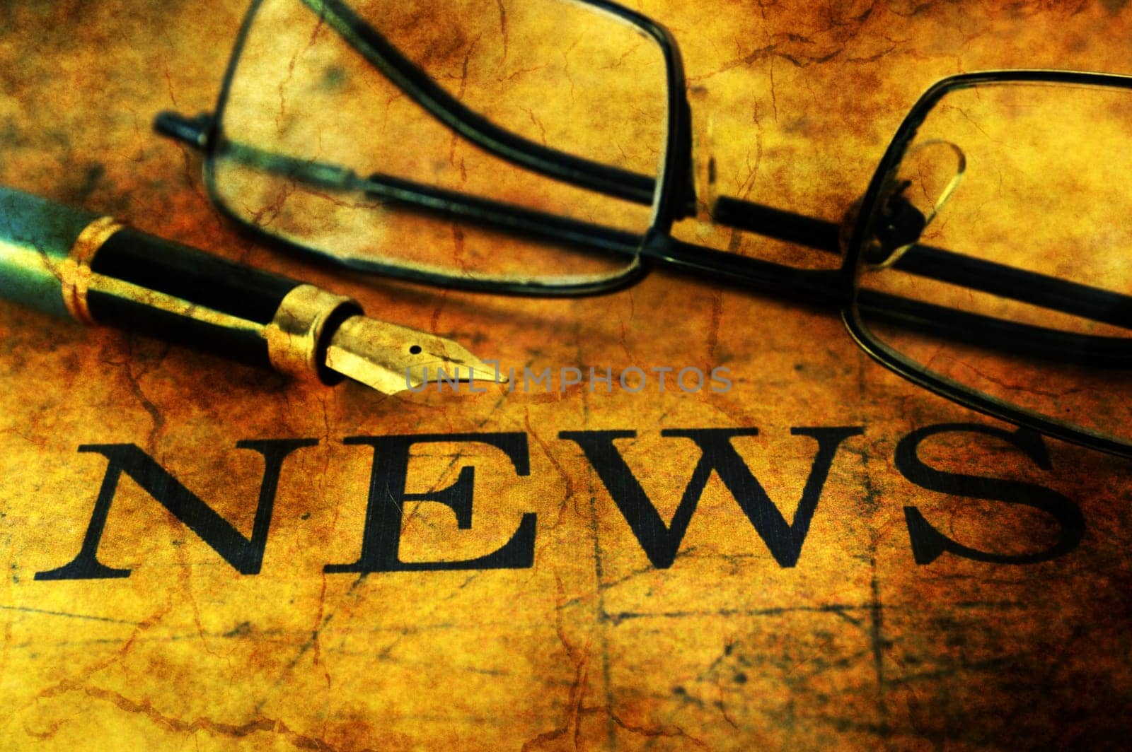 News grunge concept