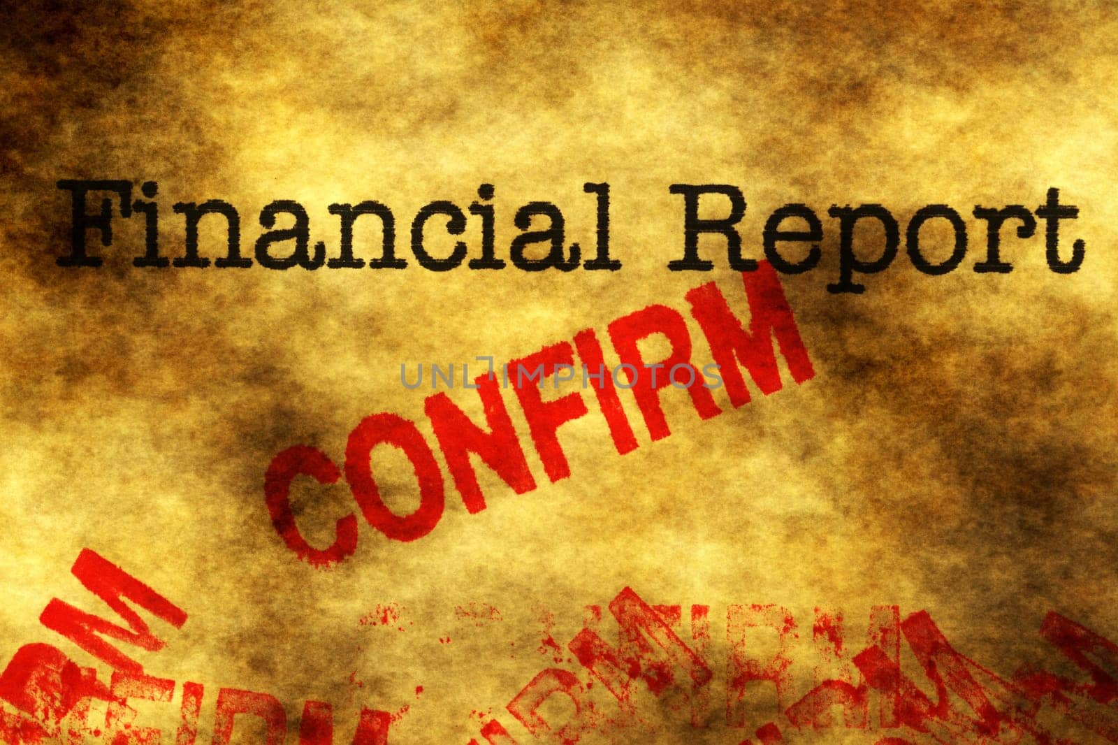 Financial report - confirm