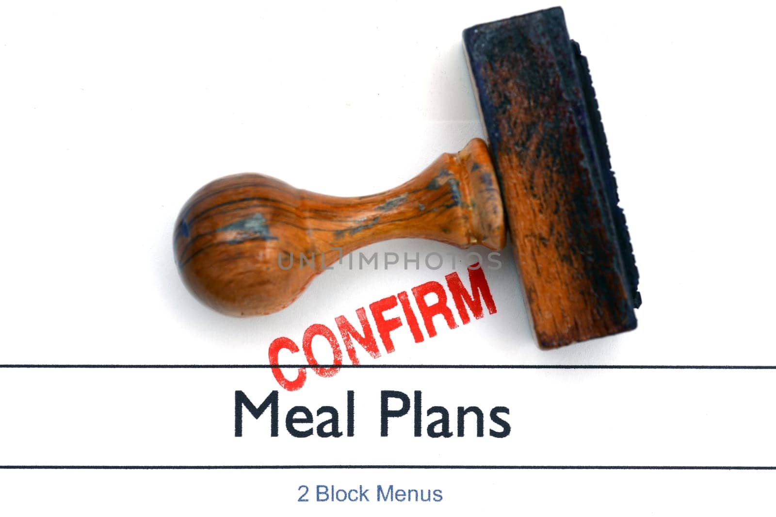 Meal plan confirm