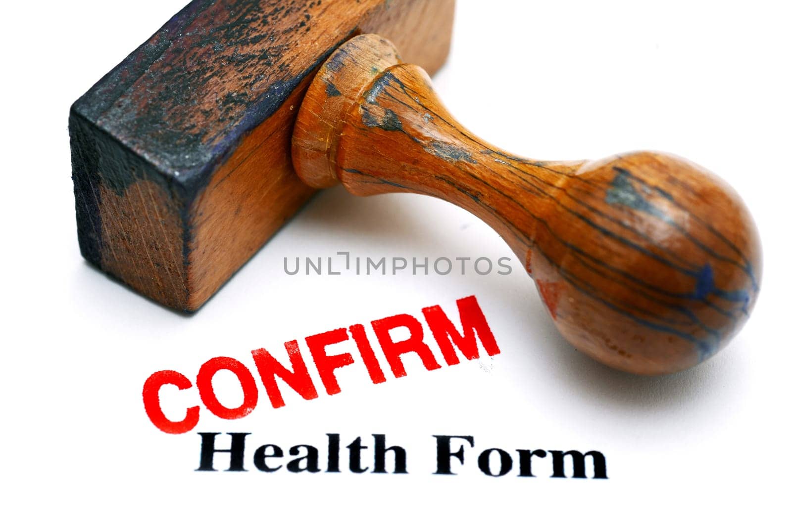 Health form confirm