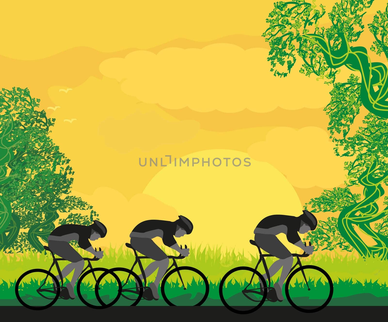 Group of Cyclists