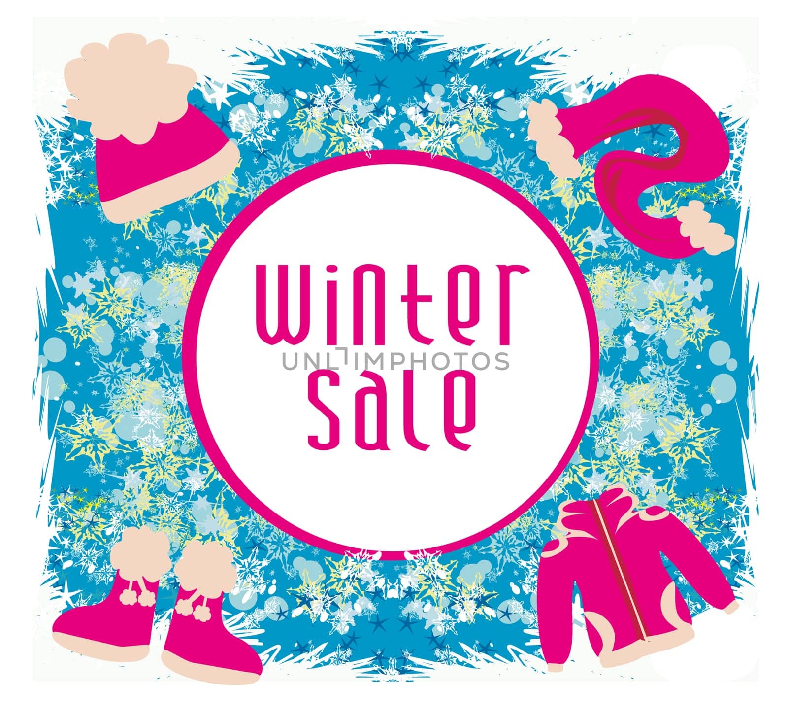 winter sale card