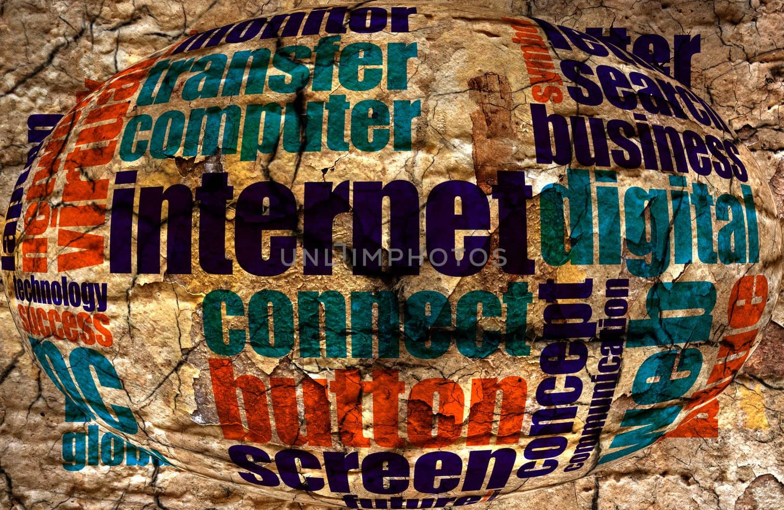 Internet word cloud