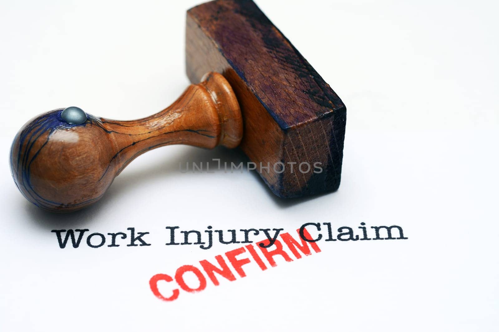Work injury claim - confirm