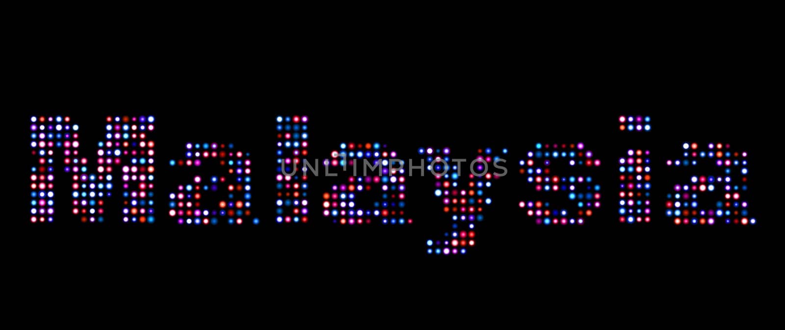 Malaysia led text