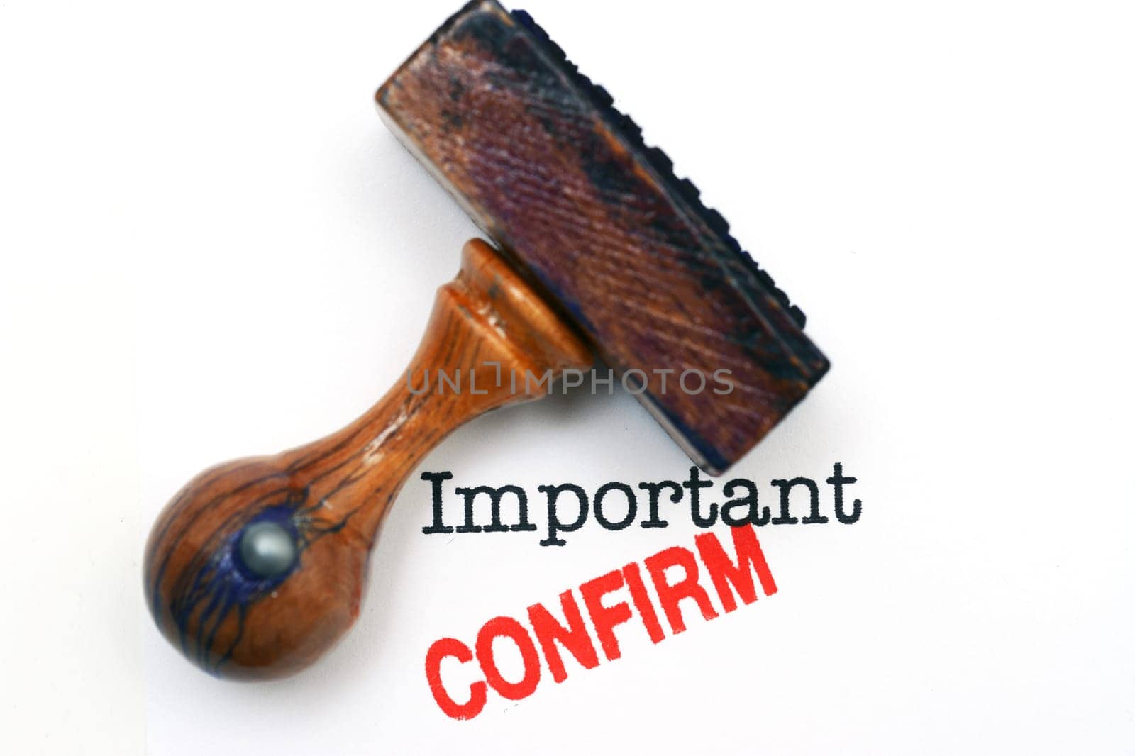 Important text - confirm