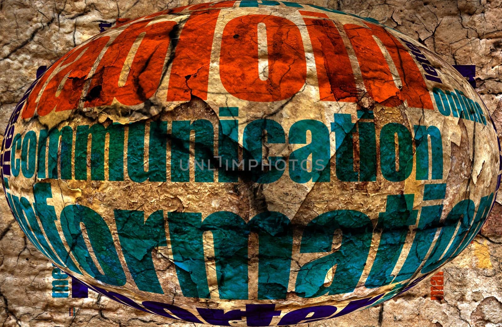 Media communication word cloud