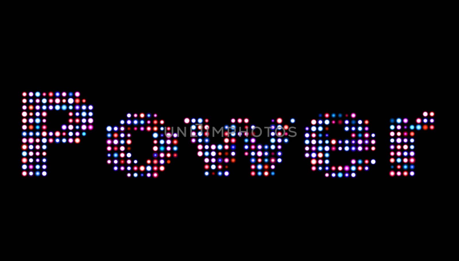 Power led text