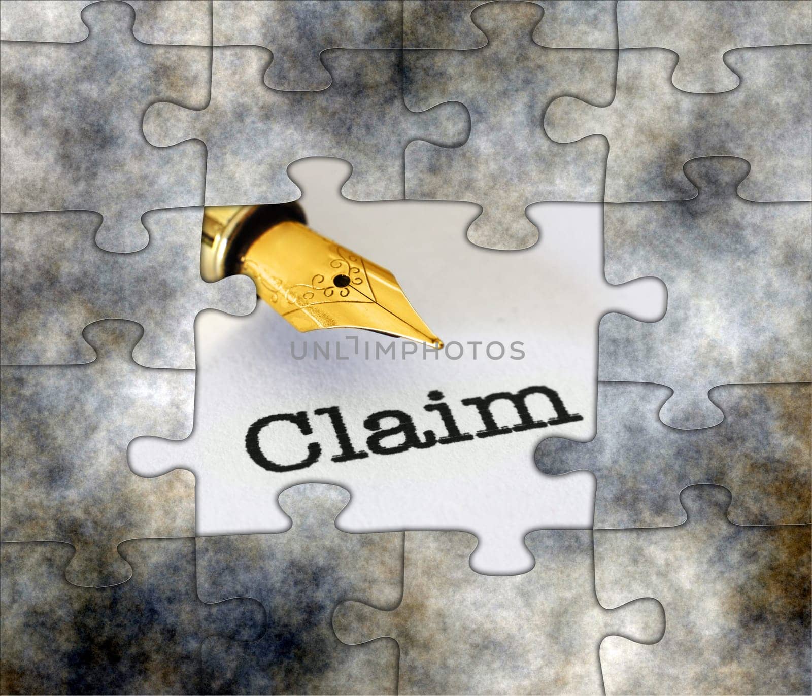Puzzle claim concept