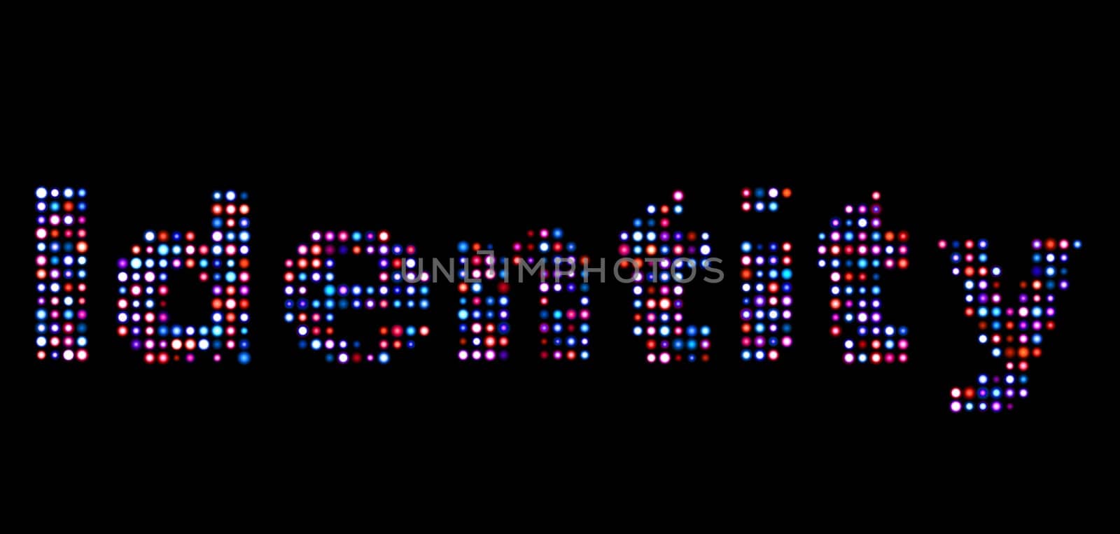 Identity  led text