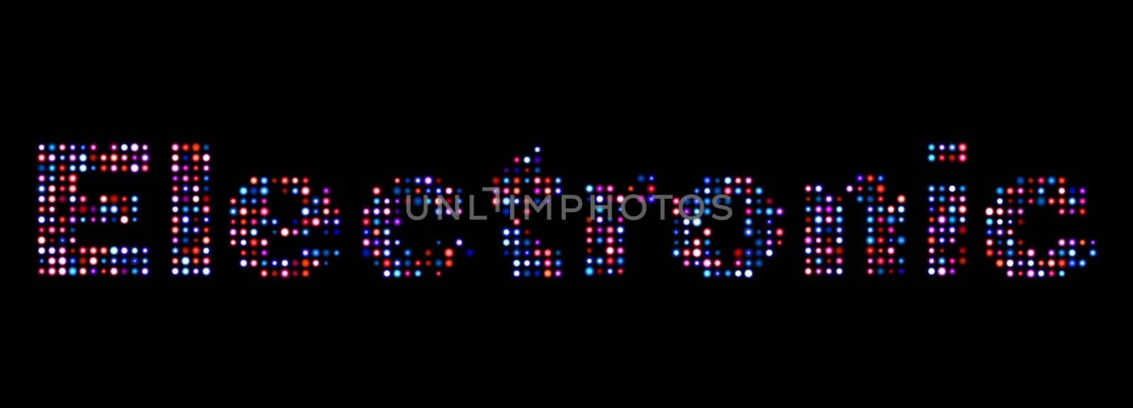 Electronic led text