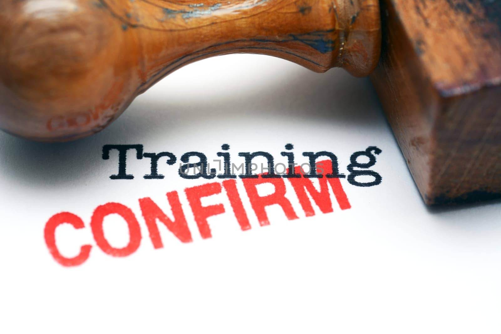 Training confirm