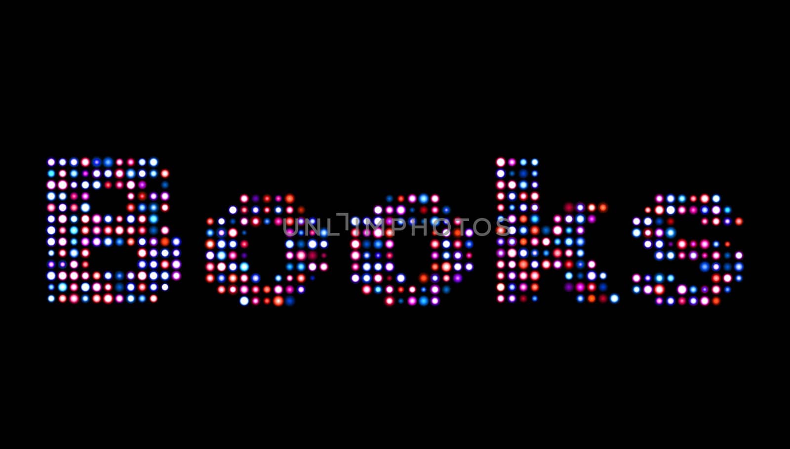 Books led text