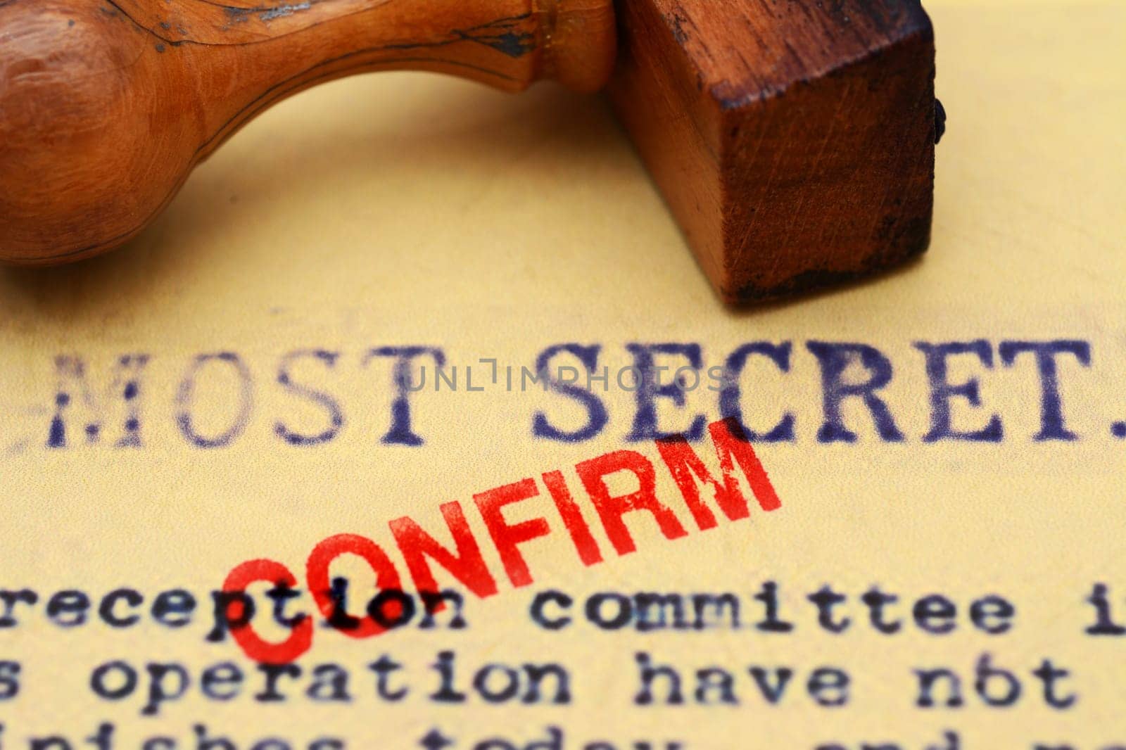 Most secret confirm
