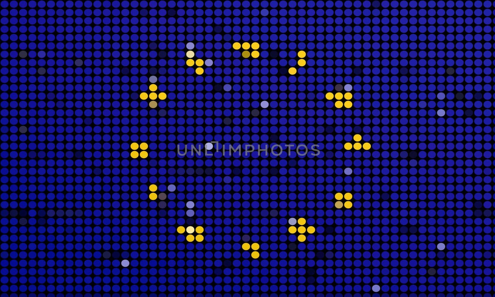 Blue circles background