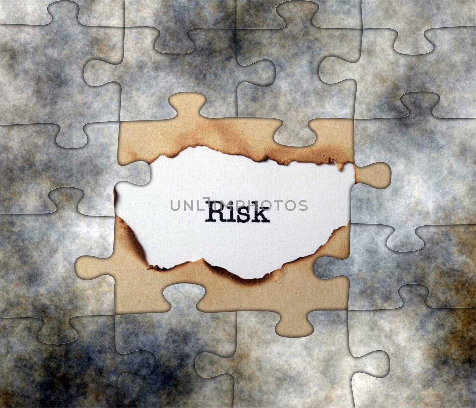 Risk puzzle concept