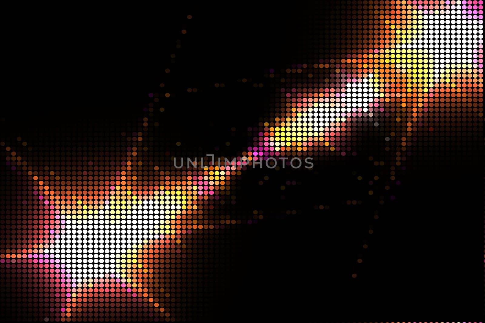 Colorful circles background
