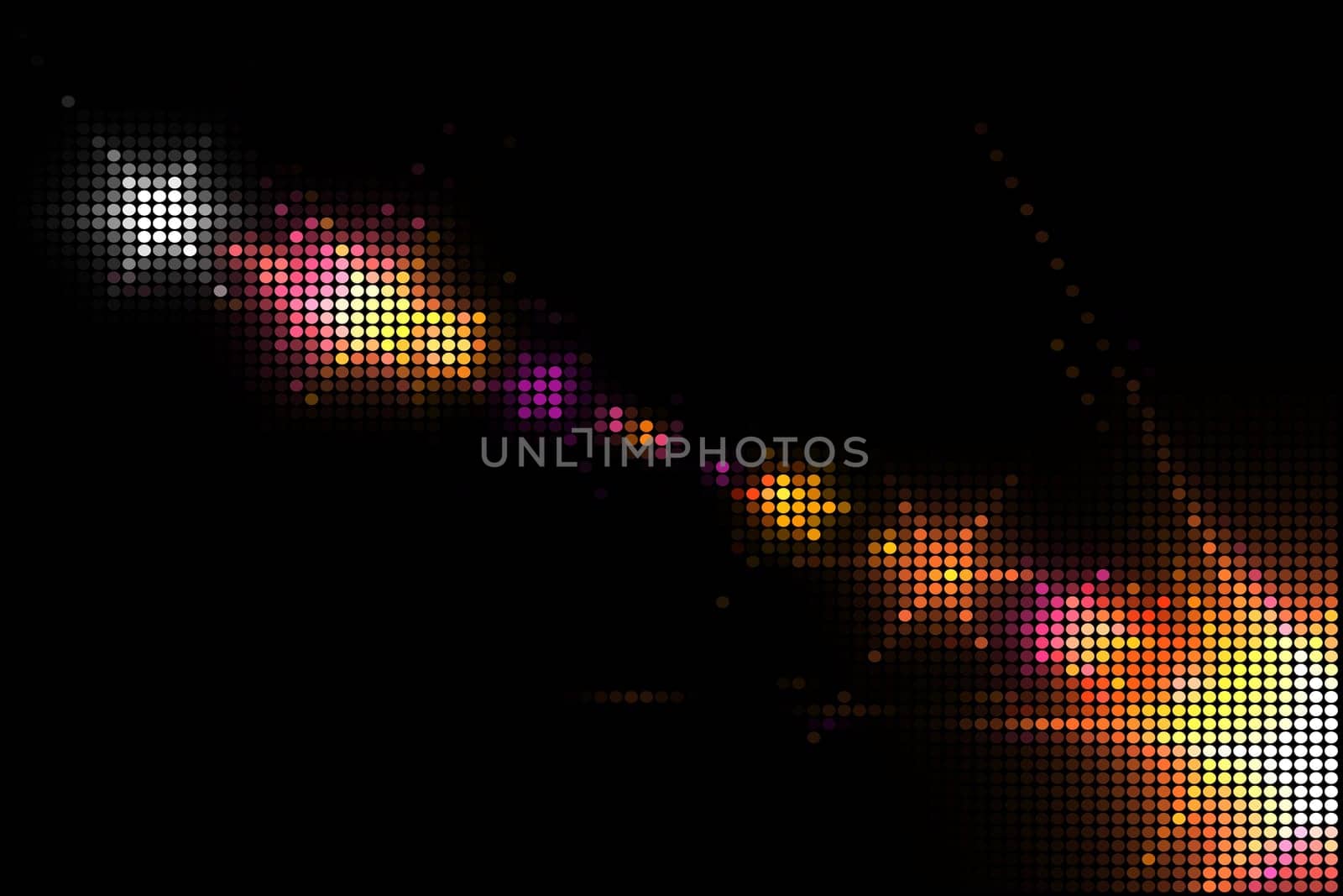 Colorful circles background