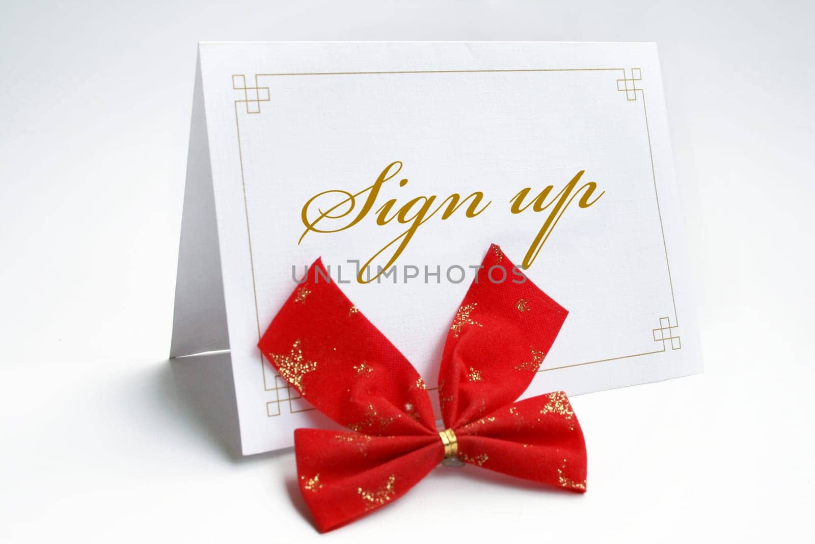 Invitation for sign up