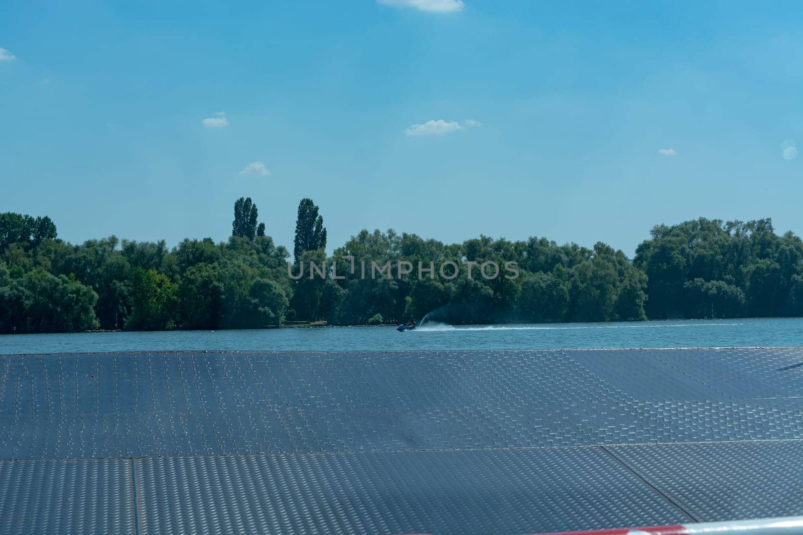 Scenic view of sail boat details