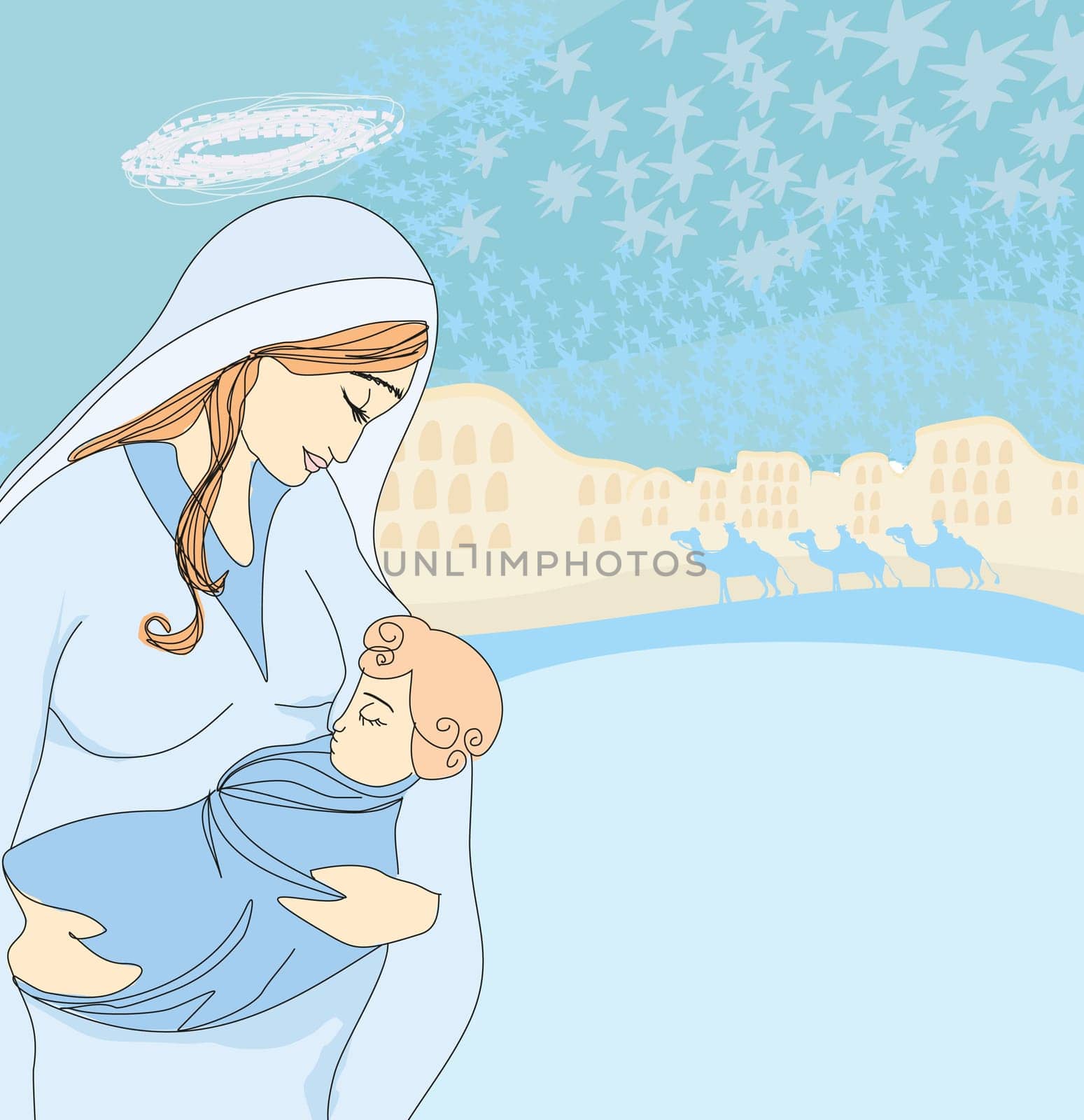 Madonna and child Jesus