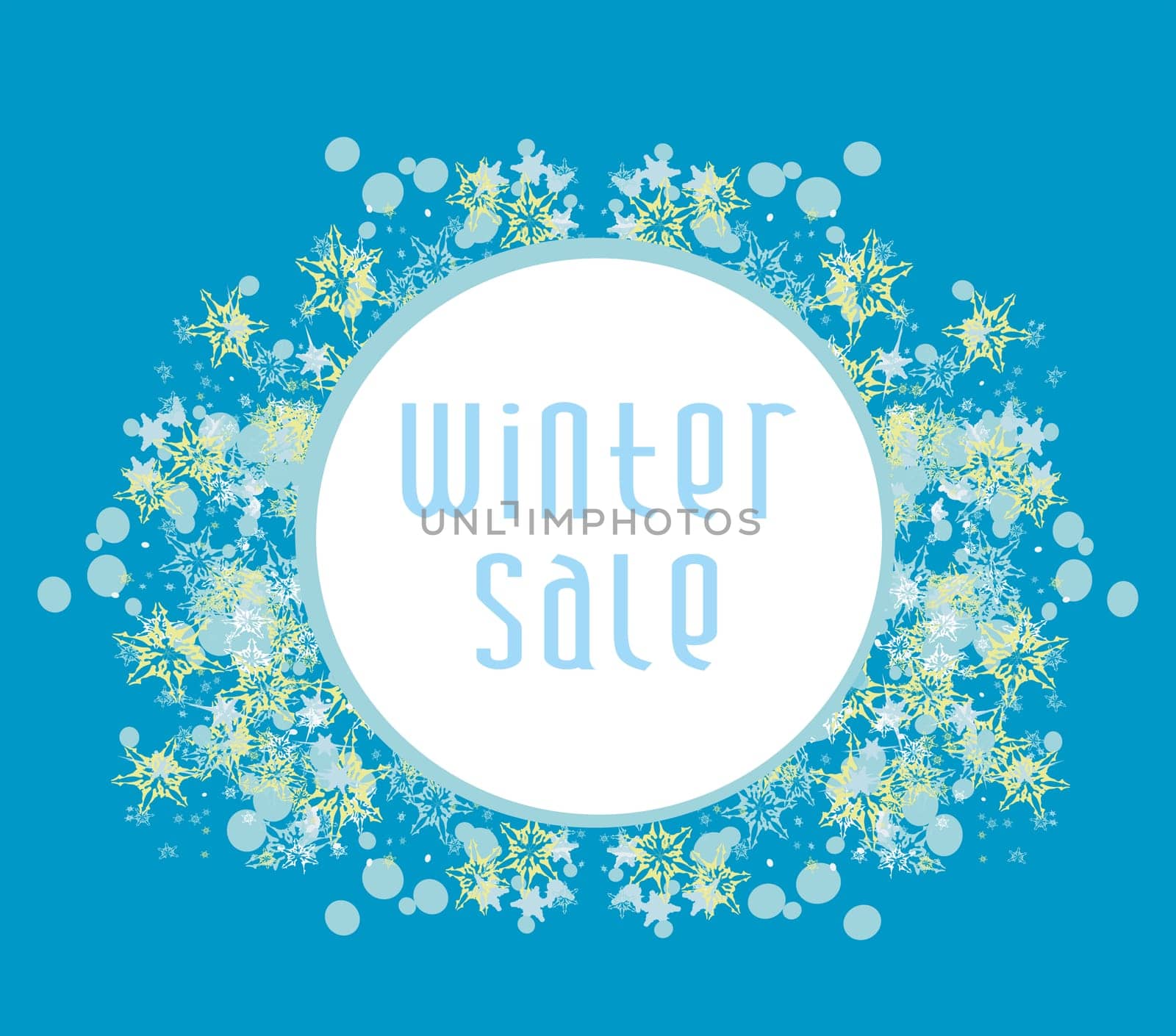 winter sale card