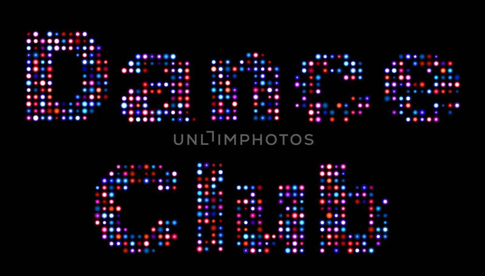Dance club led sign
