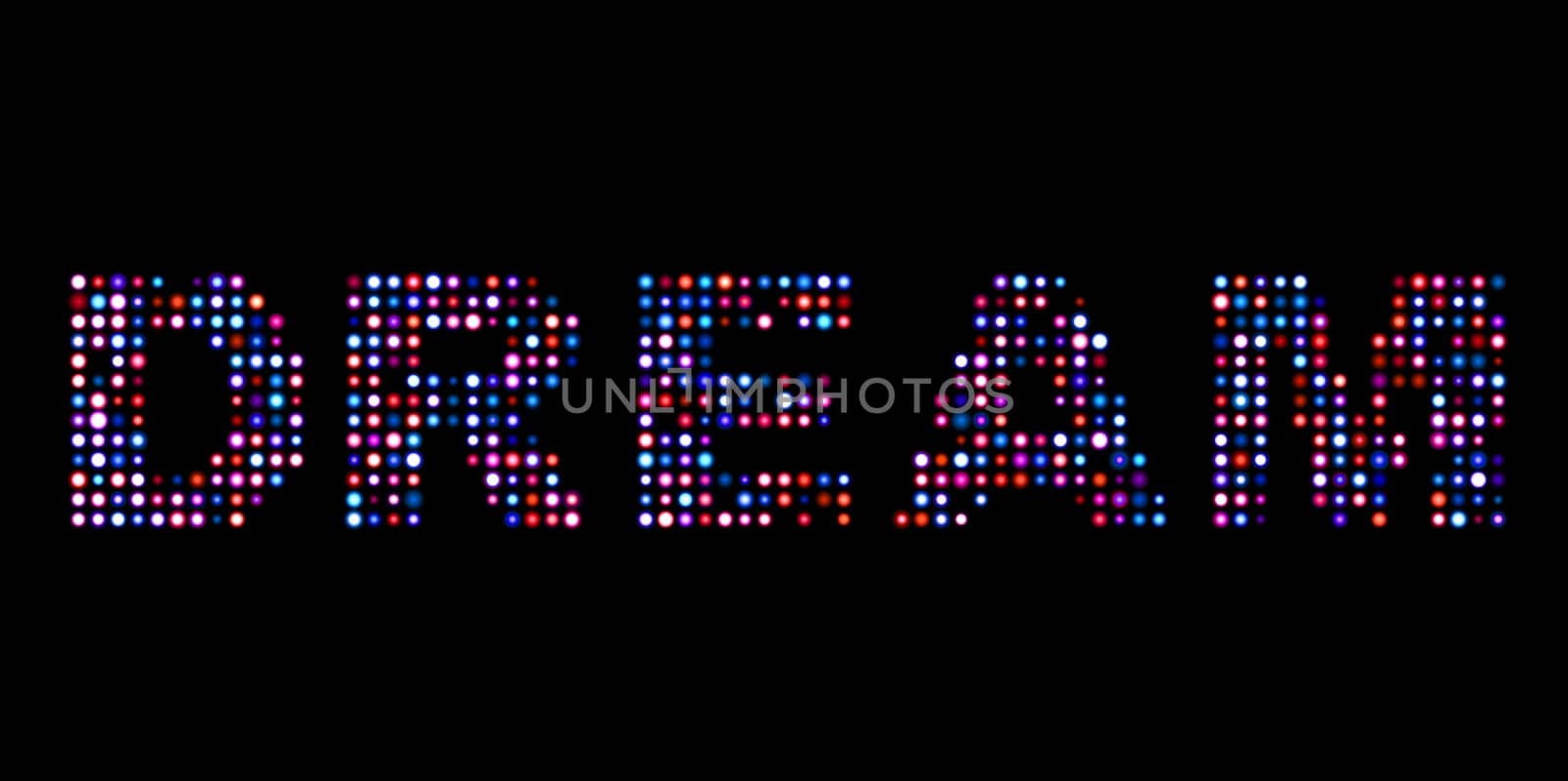 Dream led sign