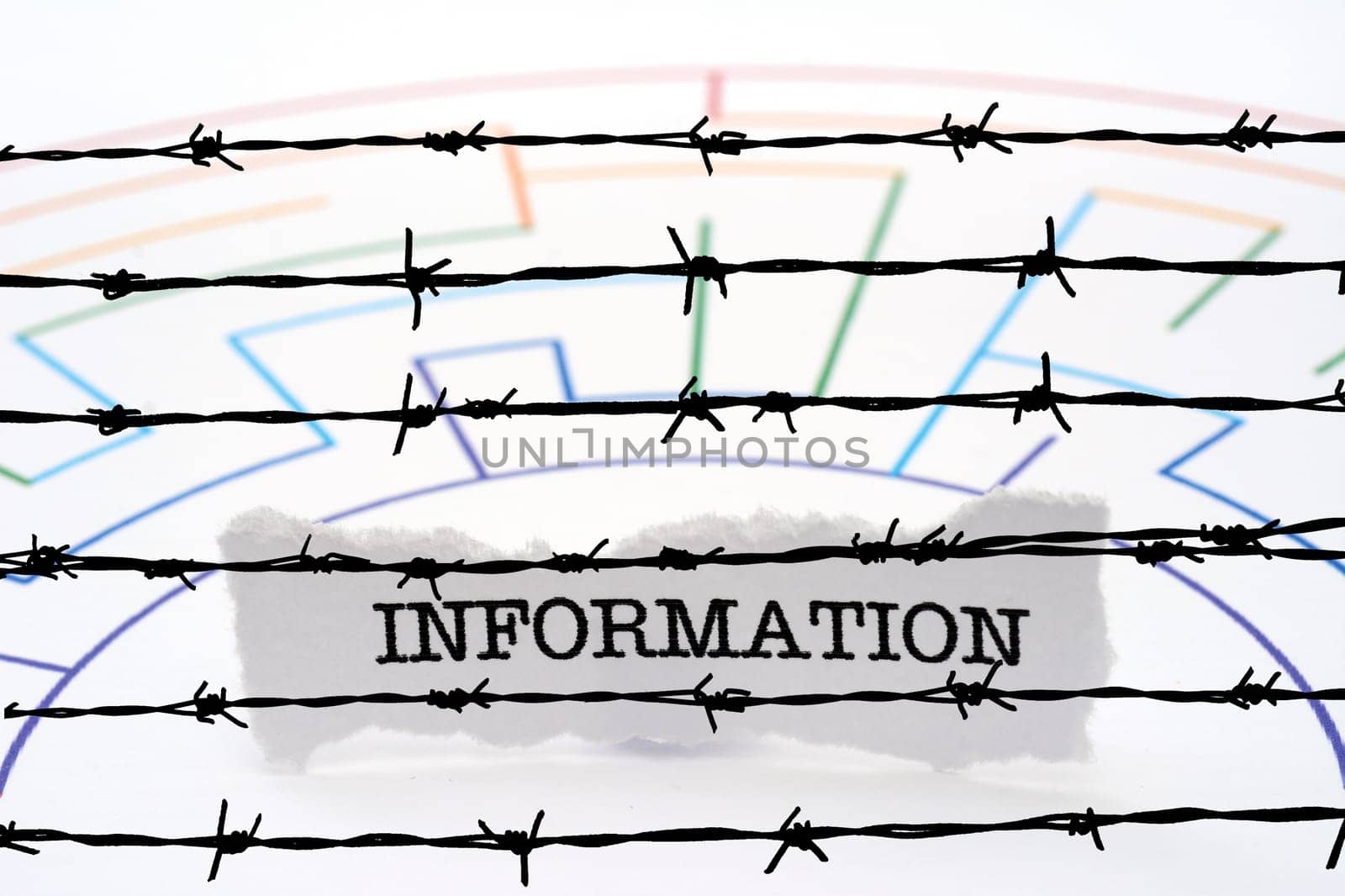 Information text on maze
